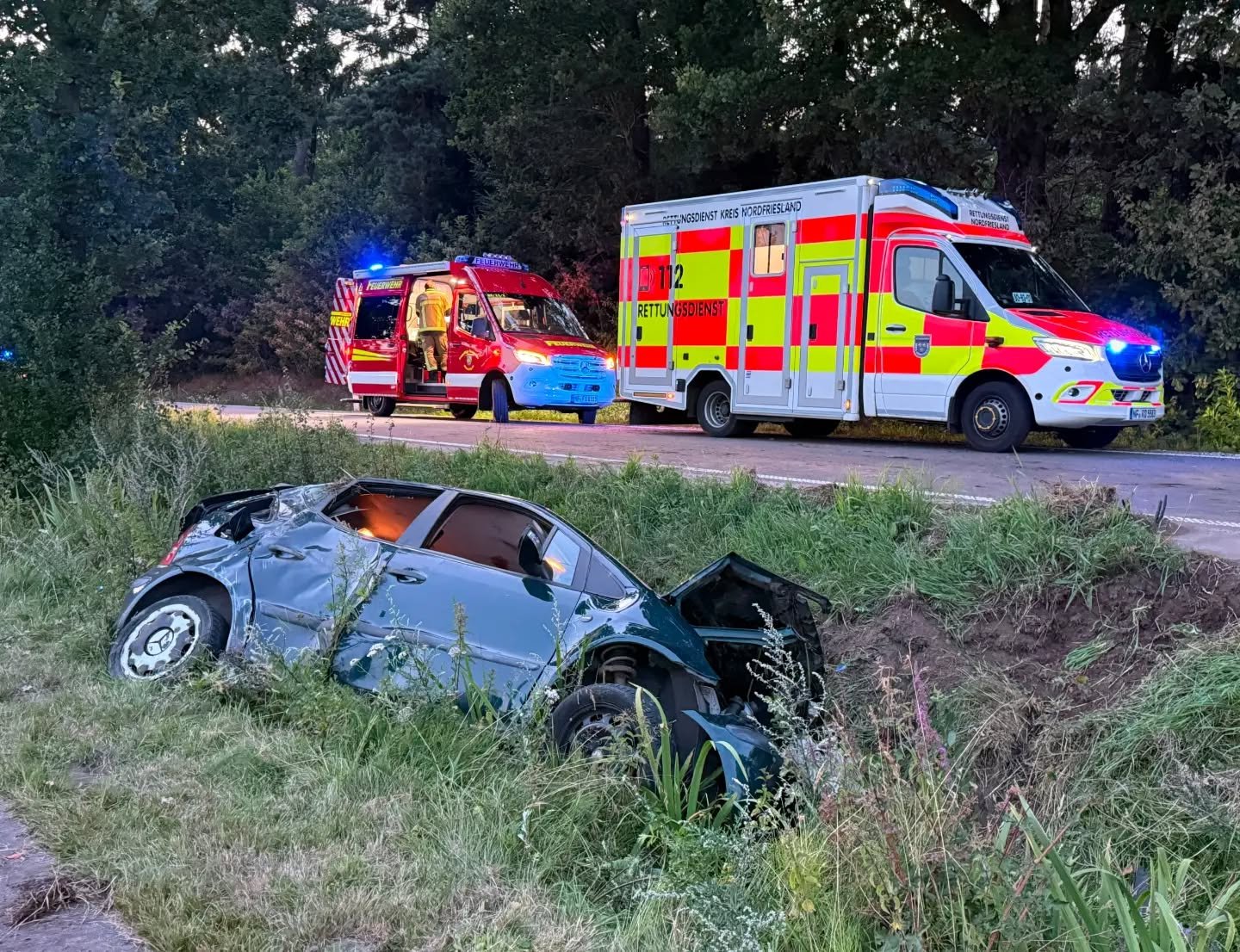Einsatz 12/2026: TH Y Menschenleben in Gefahr Verkehrsunfall